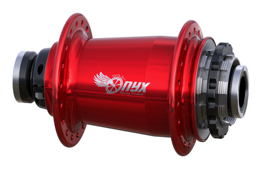 Onyx BMX ULTRA HG-110/15mm Thru-bolt Rear Hub - 36H Powder Coat - Red, Candy